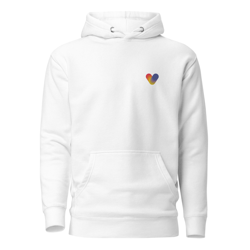 Unisex Hoodie with embroidered VOW Heart
